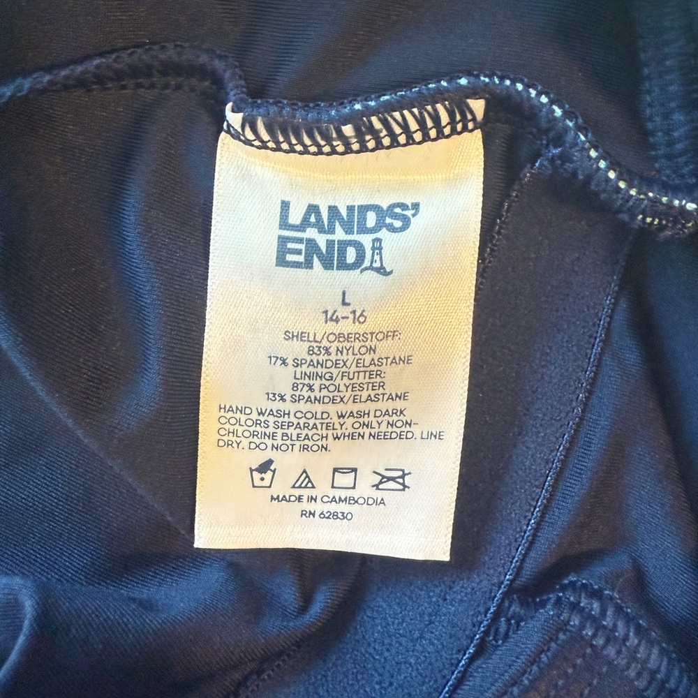 NWT Lands End Halter Swim Dress - Picture 6 of 6